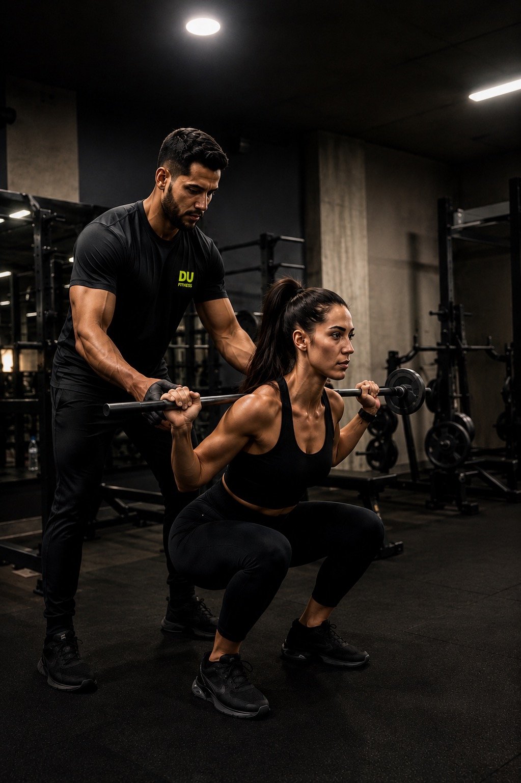 Treino Fitness Personal Trainer e Aluno